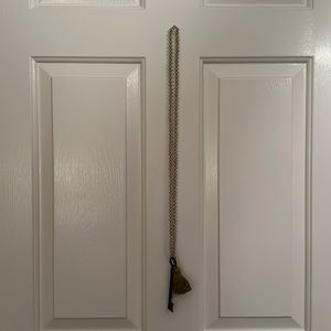 Beaded necklace with key